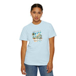 Load image into Gallery viewer, Beach Vibes T-Shirt — "Life's a Beach" Retro Palm & Surf Graphic