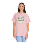 Load image into Gallery viewer, Beach Vibes T-Shirt — "Life's a Beach" Retro Palm & Surf Graphic