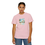 Load image into Gallery viewer, Beach Vibes T-Shirt — "Life's a Beach" Retro Palm & Surf Graphic