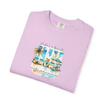 Load image into Gallery viewer, Beach Vibes T-Shirt — "Life's a Beach" Retro Palm & Surf Graphic