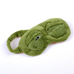 Load image into Gallery viewer, 3D Sad Frog Sleep Mask – Soft Portable Travel Eyepatch