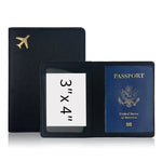 Load image into Gallery viewer, PU Leather Travel Passport Holder Case, Thickened & Protective