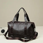 Load image into Gallery viewer, Travel Handbag Soft Leather Texture Shoulder Bag - BonVoyage