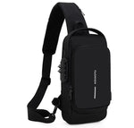Load image into Gallery viewer, Men's Anti-Theft USB Sling Bag Crossbody Travel Chest Pack