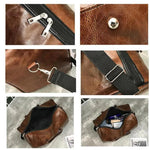 Load image into Gallery viewer, Large Leather Duffle Bag for Travel