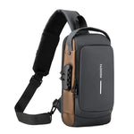 Load image into Gallery viewer, Men's Anti-Theft USB Sling Bag Crossbody Travel Chest Pack