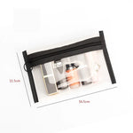 Load image into Gallery viewer, Clear Travel Makeup Bag for Women – Zipper Cosmetic Case