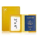 Load image into Gallery viewer, PU Leather Travel Passport Holder Case, Thickened & Protective