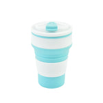 Load image into Gallery viewer, 350/500ML Silicone Collapsible Cup with Cover, Travel Mug