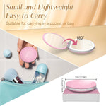 Load image into Gallery viewer, Travel LED Mirror 1X/3X, USB Compact Mini Pink for Purse
