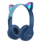 Load image into Gallery viewer, RGB Cat Ear Wireless Headphones – Kids, Girls, Gaming, Music