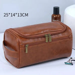 Load image into Gallery viewer, Leather Travel Toiletry Bag for Men & Women | Dopp Kit
