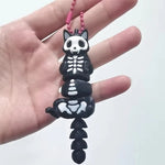 Load image into Gallery viewer, Skeleton Cat 3D Keychain – Personalized Toy Charm for Bags & Cars