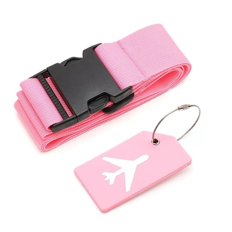 Luggage Strap Set with Tag