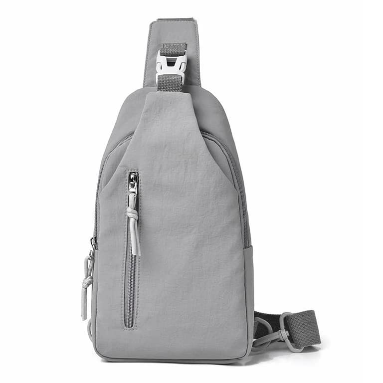 Anti-Splash Chest Bag in Gray