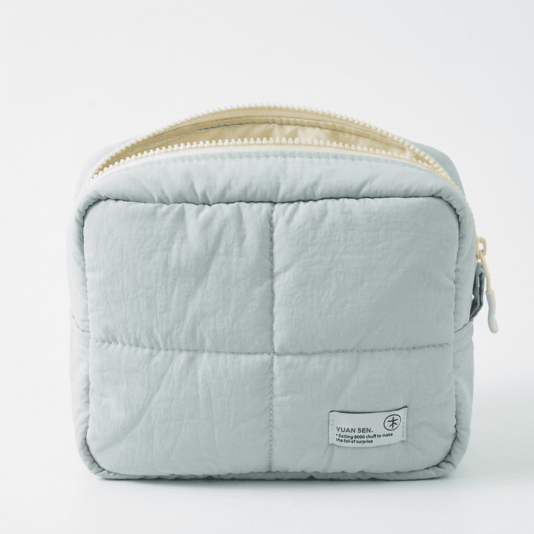 Travel Nylon Cosmetic Bag in Beige