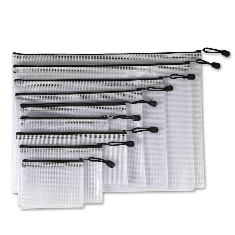 Waterproof Document Organizer Bag in Black