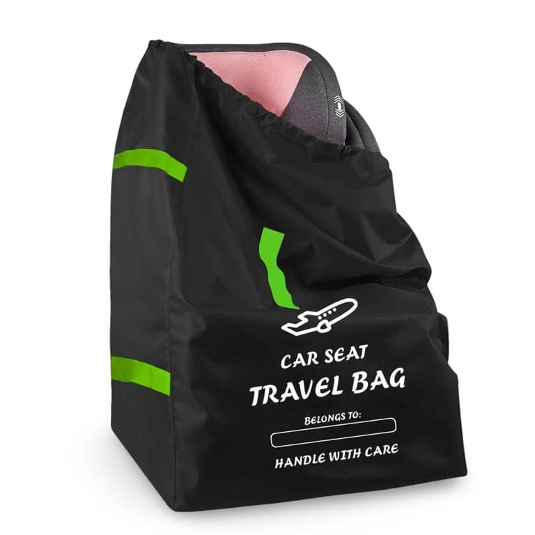Car Seat Travel Bag for Easy Transport in Black