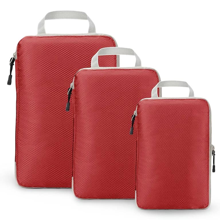 Compression Packing Cubes in Red