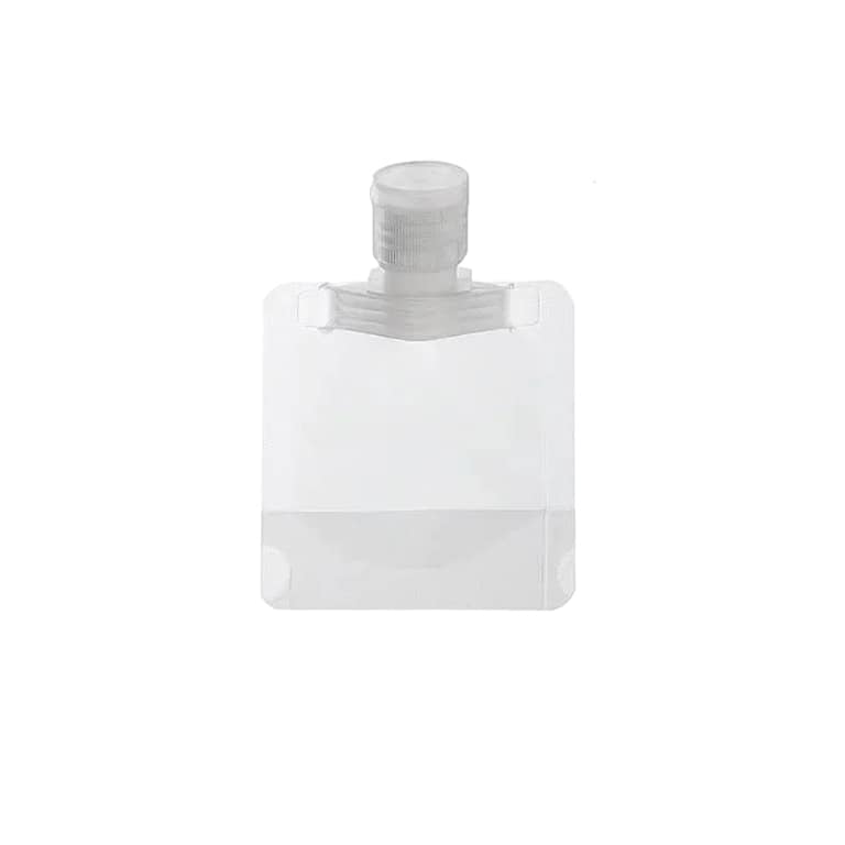 Travel Toiletry Bottles for Leak-Resistant Storage & Refillable Design in White
