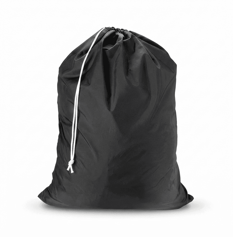 Laundry Mesh Bag for Delicate Protection & Large-Capacity Washing in Black
