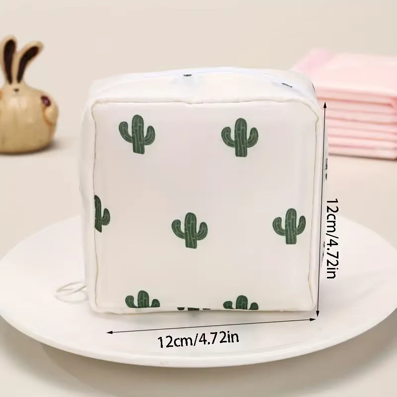 Feminine Pad & Tampon Bag– Portable for Travel Storage