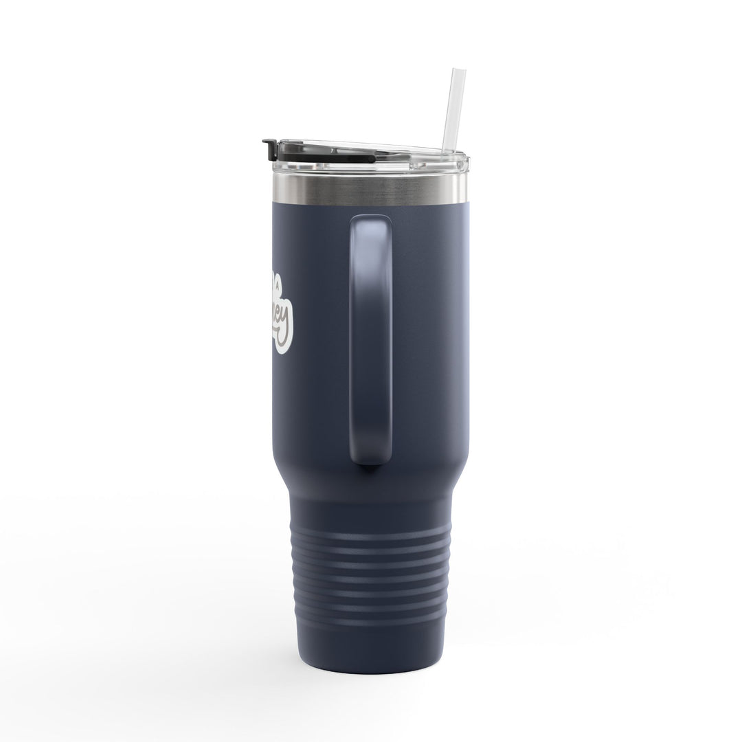 Insulated Travel Mug - Life is a Journey' - 40oz Perfect for Adventurers and Coffee Lovers