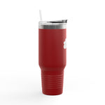 Load image into Gallery viewer, Insulated Travel Mug - Life is a Journey&#39; - 40oz Perfect for Adventurers and Coffee Lovers
