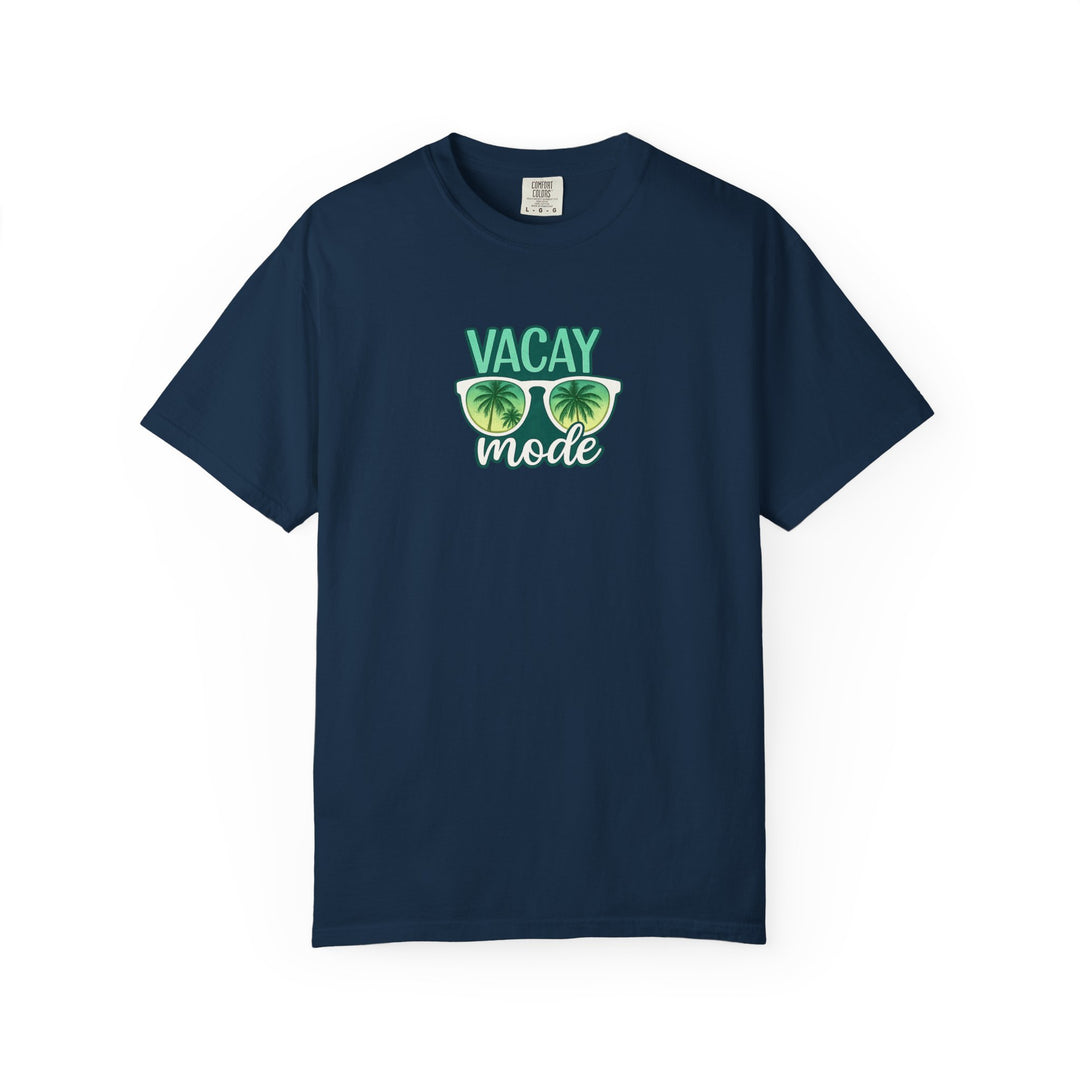 Vacay Mode T-Shirt — Tropical Sunglasses Vacation Tee
