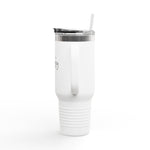 Load image into Gallery viewer, Insulated Travel Mug - Life is a Journey&#39; - 40oz Perfect for Adventurers and Coffee Lovers
