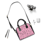 Load image into Gallery viewer, Shoulder Handbag - Pink &#39;Colorful Summer Pattern 1&#39; - Fun Beach Bag, Cute Tote for Vacation, Travel Essentials, Stylish Everyday Purse, Perfect Gift
