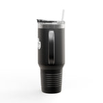 Load image into Gallery viewer, Insulated Travel Mug - Life is a Journey&#39; - 40oz Perfect for Adventurers and Coffee Lovers
