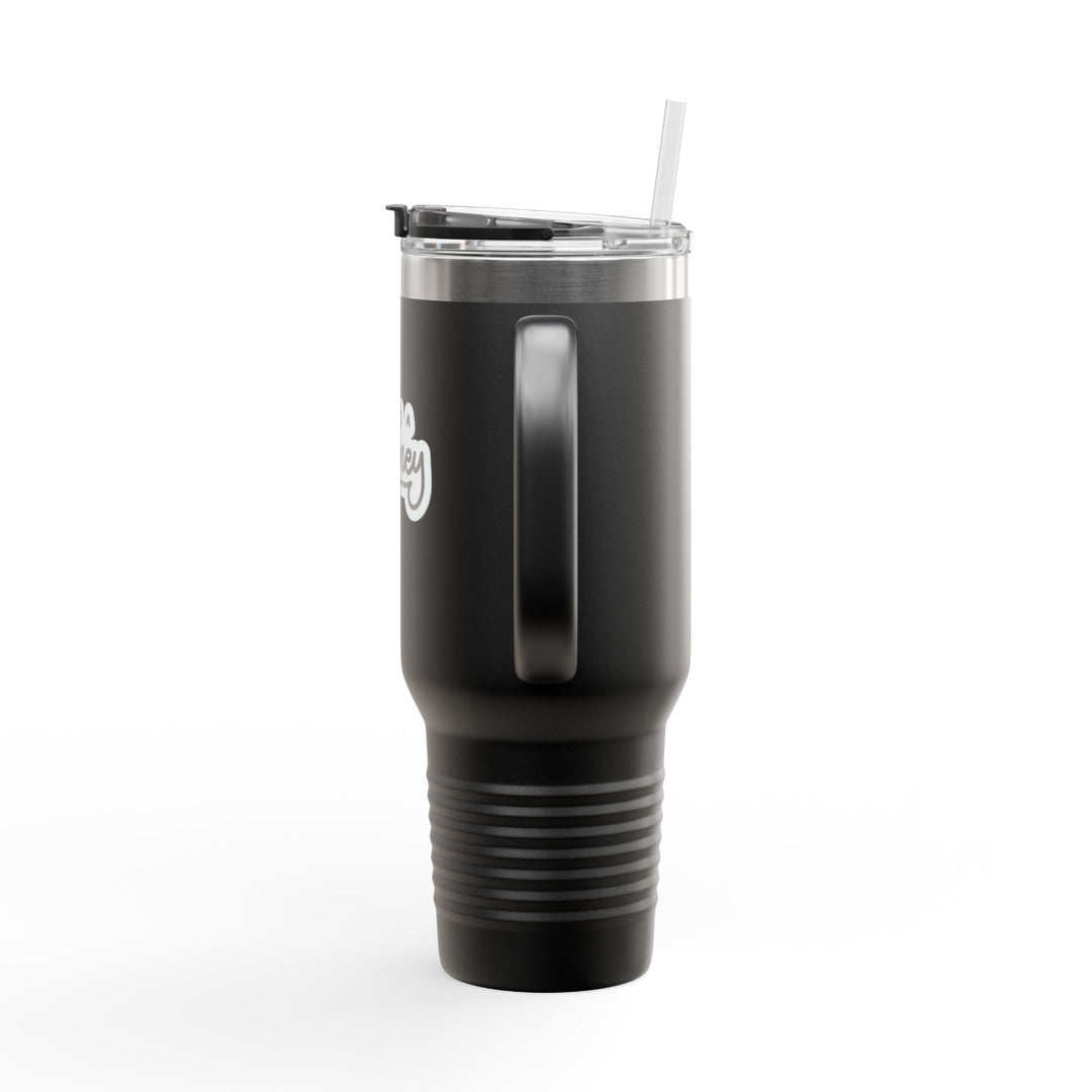 Insulated Travel Mug - Life is a Journey' - 40oz Perfect for Adventurers and Coffee Lovers