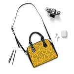 Load image into Gallery viewer, Shoulder Handbag - Yellow &#39;Colorful Summer Pattern 1&#39; - Fun Beach Bag, Cute Tote for Vacation, Travel Essentials, Stylish Everyday Purse, Perfect Gift
