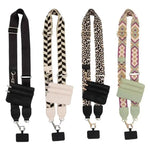 Load image into Gallery viewer, Adjustable Phone Strap with Zippered Pouch &amp; Wallet for Women
