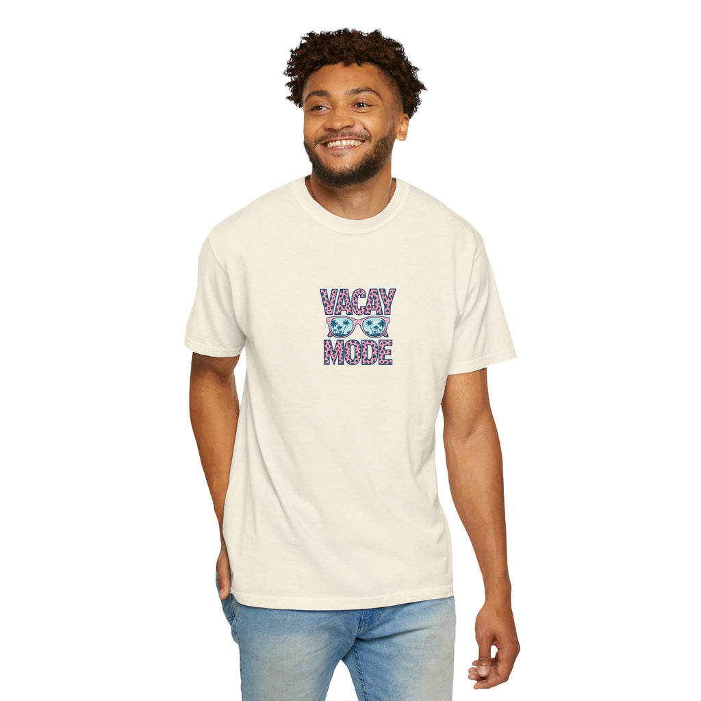 Vacay Mode T‑Shirt — Tropical Sunglasses Graphic Tee