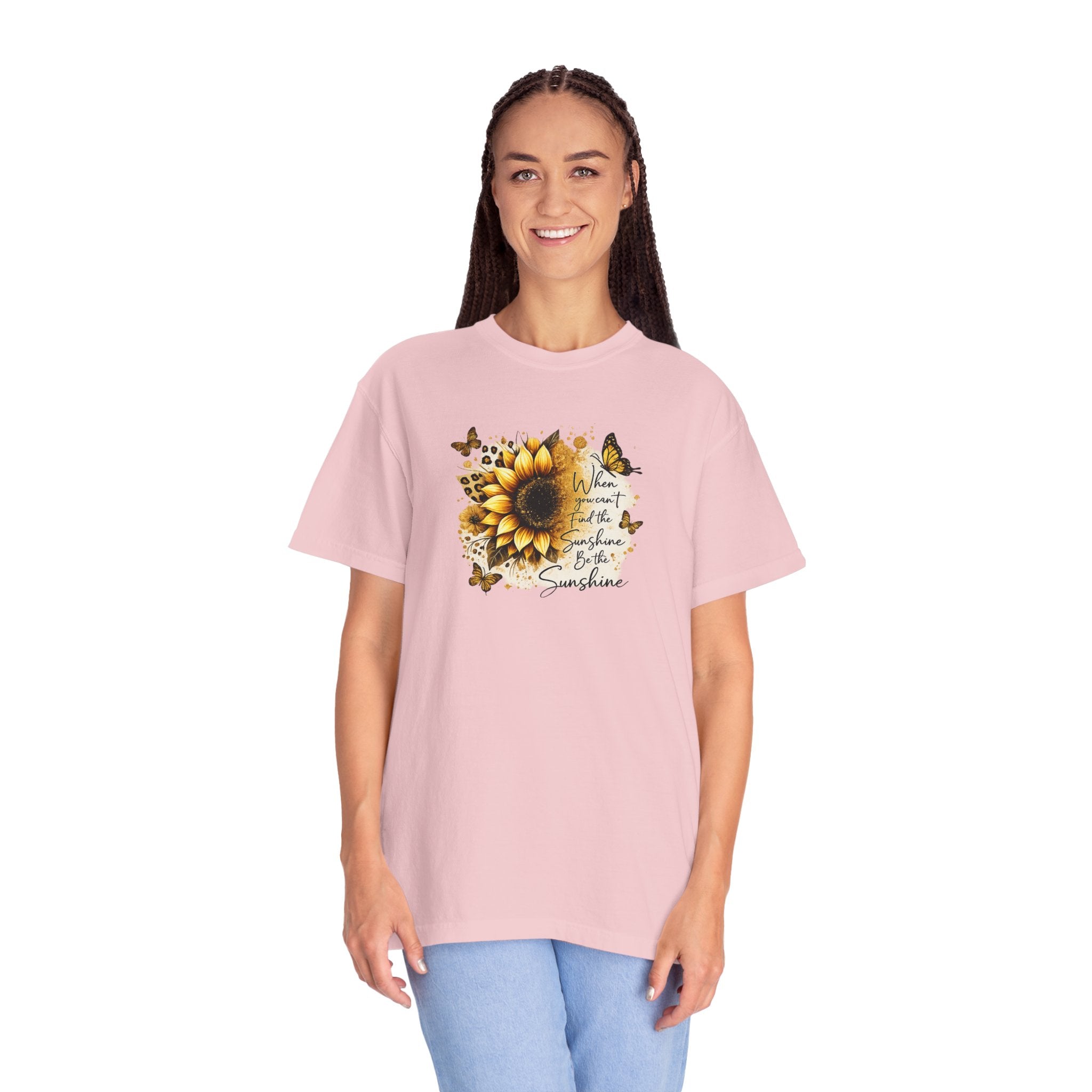 Sunflower & Butterflies T-Shirt — You Are My Sunshine Graphic Tee