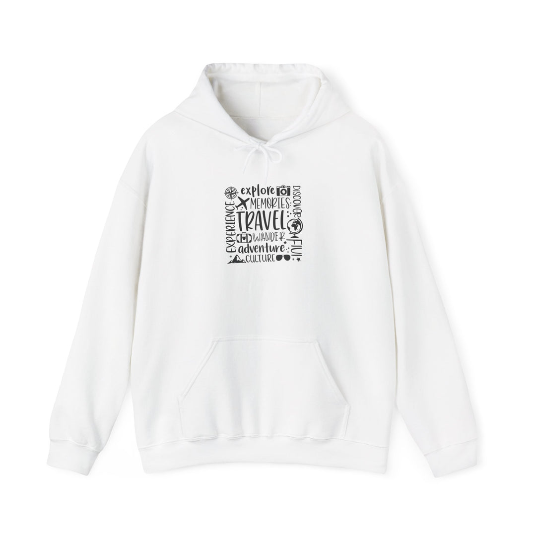 Travel Adventure Hoodie — Explore Memories Travel Quote Pullover