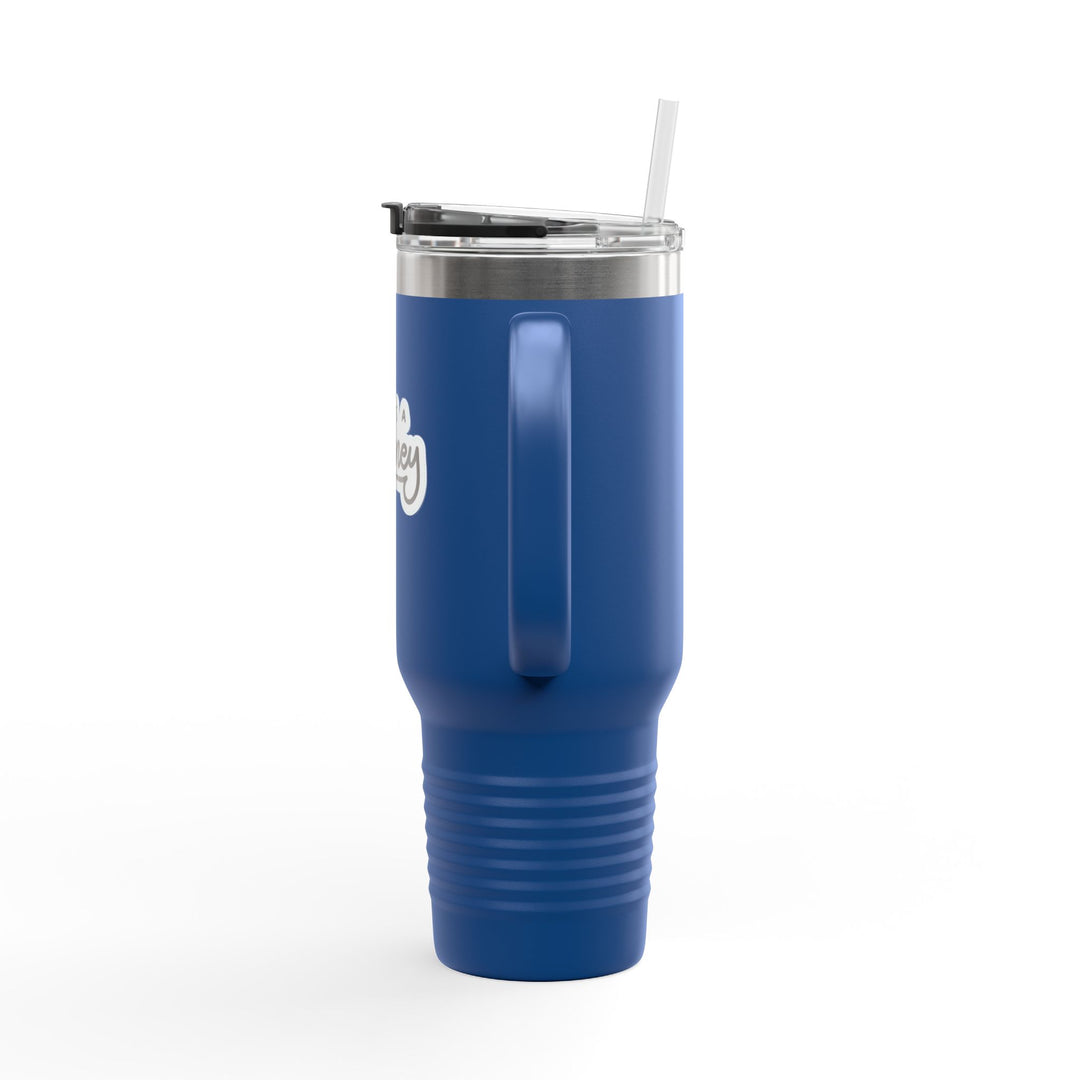 Insulated Travel Mug - Life is a Journey' - 40oz Perfect for Adventurers and Coffee Lovers