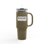 Load image into Gallery viewer, Insulated Travel Mug - &#39;Adventure Awaits&#39; - 40oz Adventure Gear for On-the-Go Enthusiasts
