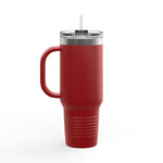 Load image into Gallery viewer, Insulated Travel Mug - &#39;Adventure Awaits&#39; - 40oz Adventure Gear for On-the-Go Enthusiasts
