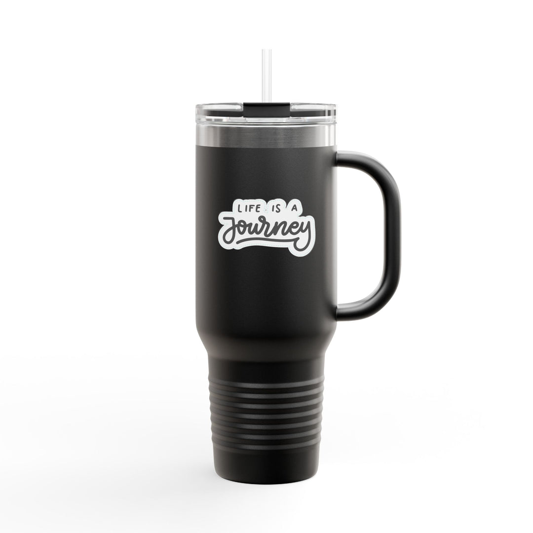 Insulated Travel Mug - Life is a Journey' - 40oz Perfect for Adventurers and Coffee Lovers