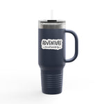Load image into Gallery viewer, Insulated Travel Mug - &#39;Adventure Awaits&#39; - 40oz Adventure Gear for On-the-Go Enthusiasts
