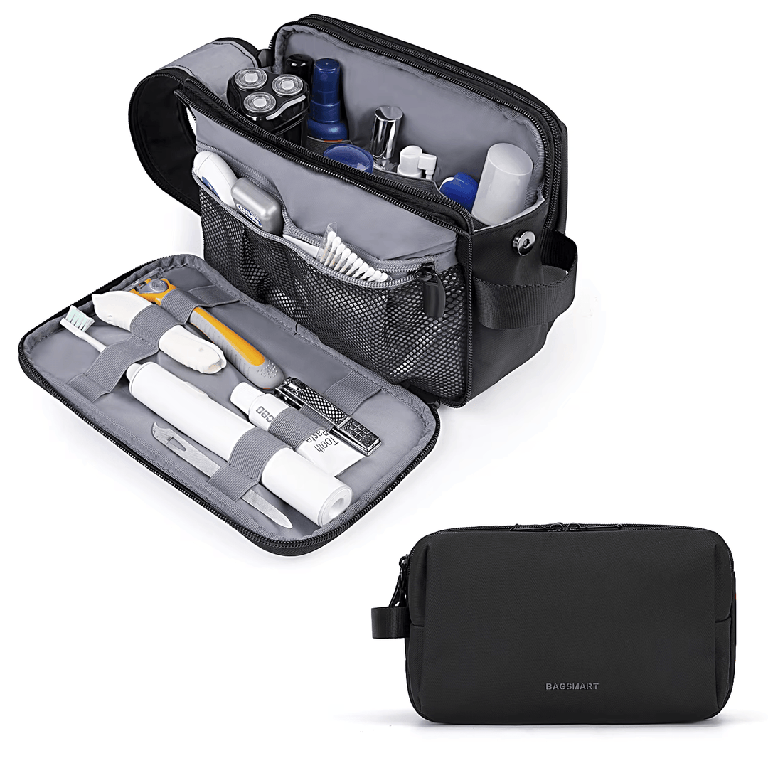 Waterproof Travel Cosmetic Bag Lightweight Kit for Women & Men - BonVoyage