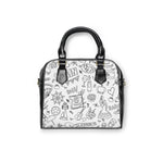 Load image into Gallery viewer, Shoulder Handbag - White &#39;Colorful Summer Pattern 1&#39; - Fun Beach Bag, Cute Tote for Vacation, Travel Essentials, Stylish Everyday Purse, Perfect Gift

