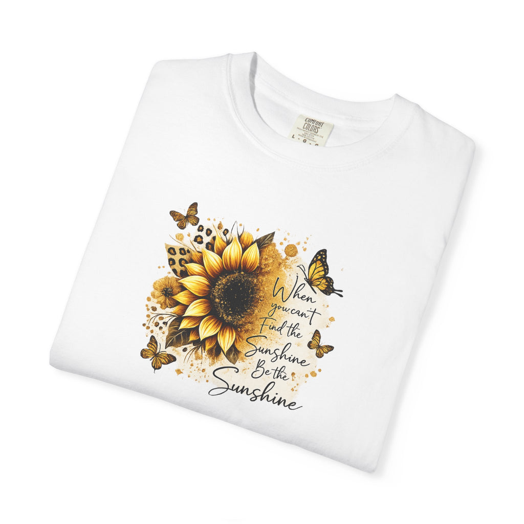 Sunflower & Butterflies T-Shirt — You Are My Sunshine Graphic Tee