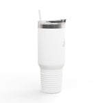 Load image into Gallery viewer, Insulated Travel Mug - Life is a Journey&#39; - 40oz Perfect for Adventurers and Coffee Lovers
