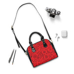 Load image into Gallery viewer, Shoulder Handbag - Red &#39;Colorful Summer Pattern 1&#39; - Fun Beach Bag, Cute Tote for Vacation, Travel Essentials, Stylish Everyday Purse, Perfect Gift
