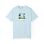 Load image into Gallery viewer, Beach Vibes T-Shirt — "Life's a Beach" Retro Palm &amp; Surf Graphic