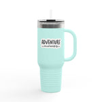 Load image into Gallery viewer, Insulated Travel Mug - &#39;Adventure Awaits&#39; - 40oz Adventure Gear for On-the-Go Enthusiasts
